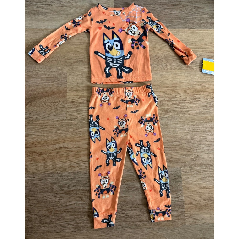 Kids bluey Halloween pajamas 2T